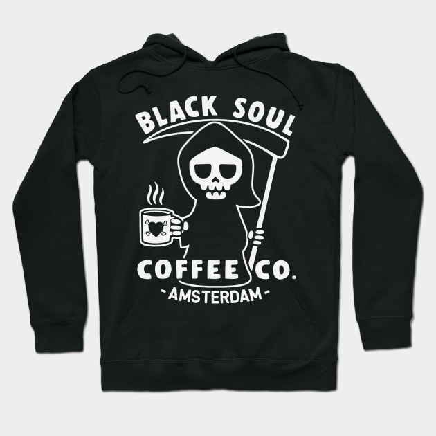 black soul coffe Hoodie by light nightmare